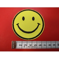 Aplikacja okrągła buźka do wklejania (jaskrawy zielony)